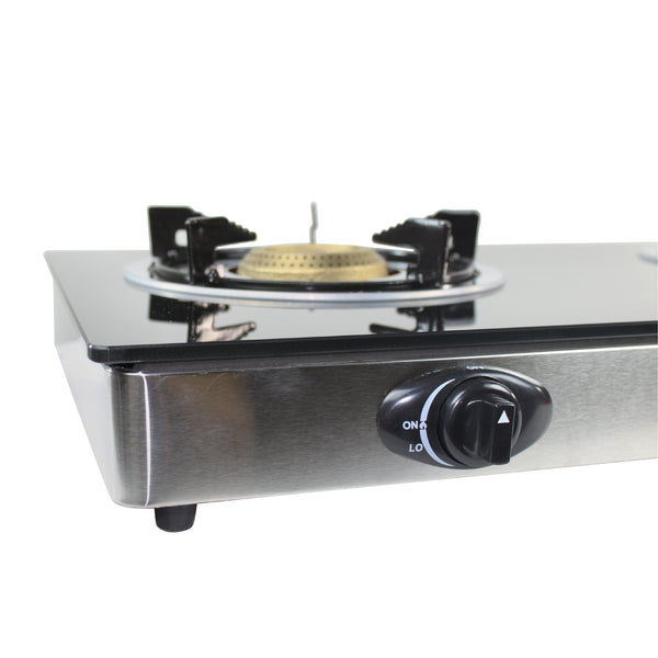 Vulcanus 2-23G Double cast iron glass burner, Free shipping (Excluding HI, AK)