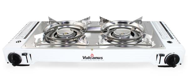 Vulcanus LMSD-5800 Portable double burner gas stove, Free shipping (Excluding HI, AK)