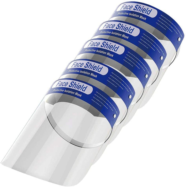 Disposable Face Shield (Blue/Clear)